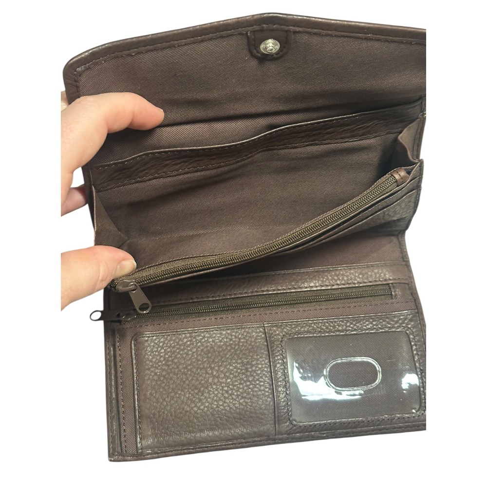 Fossil Brown Pebbled‎ Leather Crossbody
Wallet Bag - Picture 10 of 16